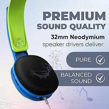 Amazon.com: PHILIPS Kids Headphones with Cord, On-Ear Wired